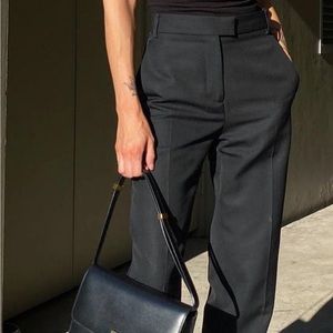 ACNE STUDIOS tailored straight leg black pants SIZE 34